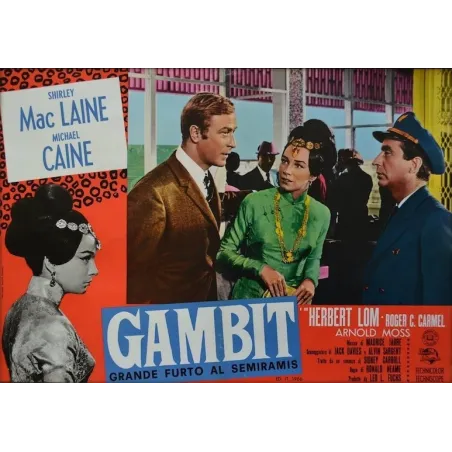 Gambit Italian Fotobusta Movie Poster Set Illustraction Gallery