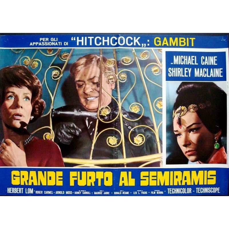 Gambit Italian Fotobusta Movie Poster Set Illustraction Gallery