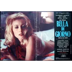 Belle de jour Italian fotobusta movie poster set - illustraction Gallery