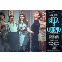 Belle de jour Italian fotobusta movie poster set - illustraction Gallery