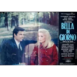 Belle de jour Italian fotobusta movie poster set - illustraction Gallery