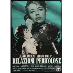 Les liaisons dangereuses (Dangerous Love Affairs) Italian movie poster - illustraction Gallery