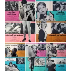 Les liaisons dangereuses (Dangerous Love Affairs) Italian fotobusta movie poster set - illustraction Gallery