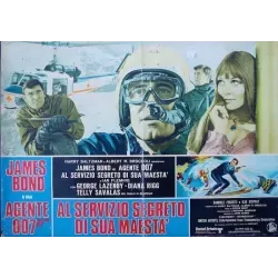 On Her Majesty's Secret Service Italian fotobusta movie poster set - Illustraction Gallery