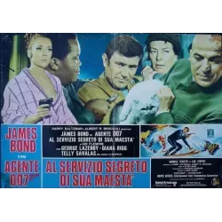 On Her Majesty's Secret Service Italian fotobusta movie poster set - Illustraction Gallery