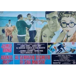On Her Majesty's Secret Service Italian fotobusta movie poster set - Illustraction Gallery
