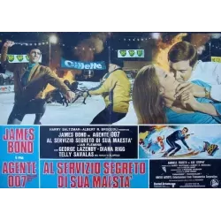 On Her Majesty's Secret Service Italian fotobusta movie poster set - Illustraction Gallery