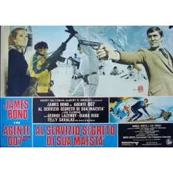 On Her Majesty's Secret Service Italian fotobusta movie poster set - Illustraction Gallery