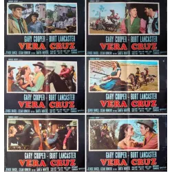 Vera Cruz Italian fotobusta movie poster set - illustraction Gallery