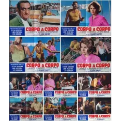 L&#039;arme a gauche (The Dictator&#039;s Guns) Italian fotobusta movie poster set - illustraction Gallery