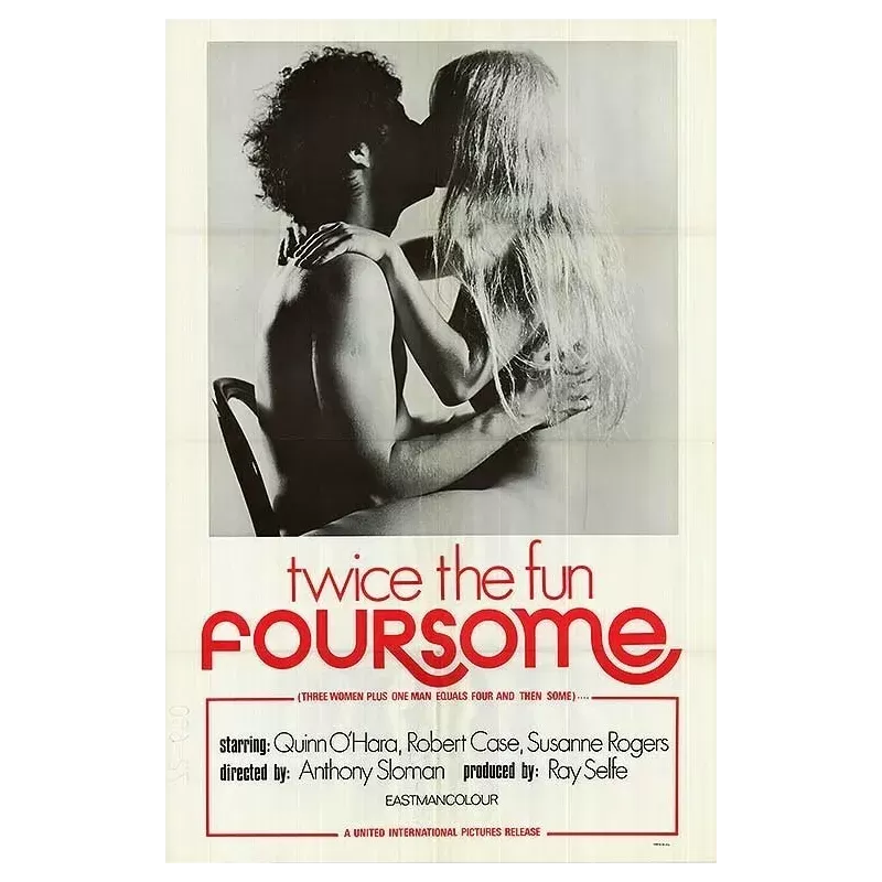 Foursome one sheet movie poster - illustraction Gallery