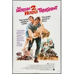 Incredible 2-Headed Transplant one sheet movie poster - Illustraction Gallery