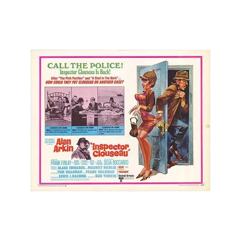 Inspector Clouseau Half Sheet movie Poster - Illustraction Gallery