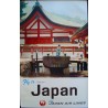 Japan Airlines Hiroshima vintage 1967 travel poster - Illustraction Gallery