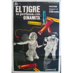 Le Tigre se parfume a la dynamite Italian movie poster - illustraction Gallery