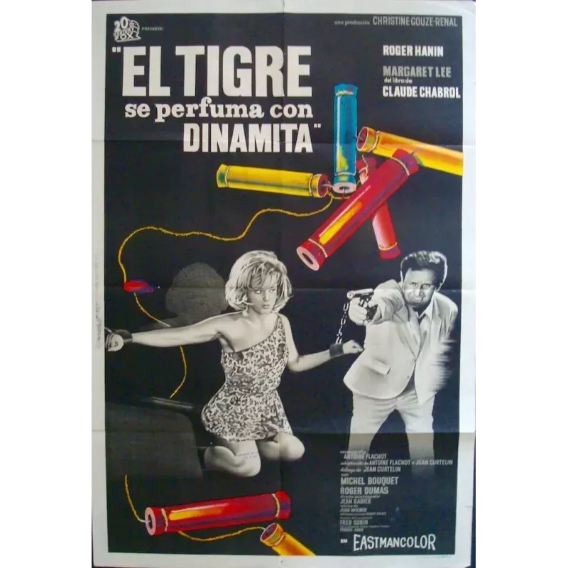Le Tigre se parfume a la dynamite Italian movie poster - illustraction Gallery