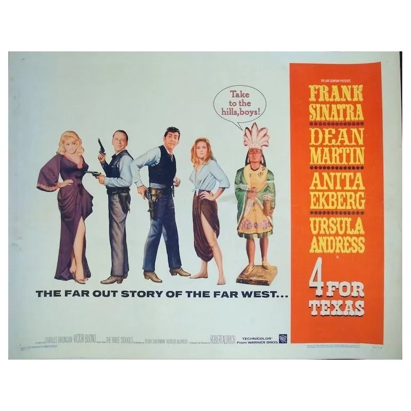 4 For Texas half sheet movie poster - illustraction Gallery