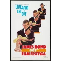 James Bond Live And Let Die one sheet movie poster - Illustraction Gallery