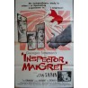 Maigret tend un piege (Inspector Maigret) one sheet movie poster - illustraction Gallery