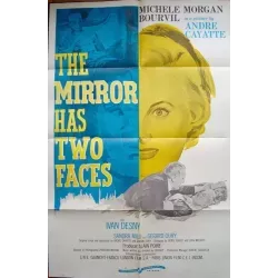 Le miroir a deux faces (Mirror Has Two Faces) one sheet movie poster - illustraction Gallery