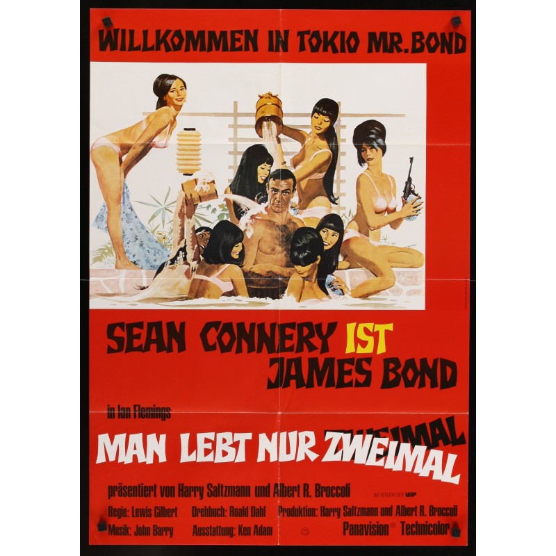 James Bond You Only Live Twice German Movie Poster Illustraction Gallery