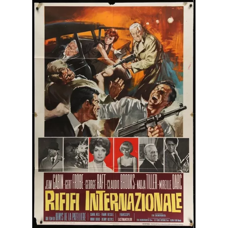 Du rififi a Paname  (The Upper Hand) Italian movie poster - illustraction Gallery