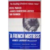 A French Mistress one sheet movie poster - illustraction Gallery
