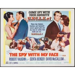 Man From UNCLE: The Spy With My Face half sheet movie poster - illustraction Gallery