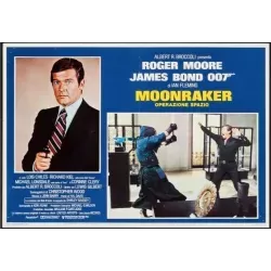 James Bond Moonraker Italian fotobusta movie poster set - illustraction Gallery
