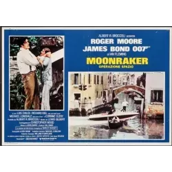 James Bond Moonraker Italian fotobusta movie poster set - illustraction Gallery