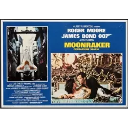 James Bond Moonraker Italian fotobusta movie poster set - illustraction Gallery