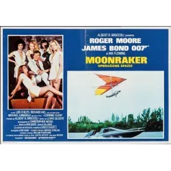 James Bond Moonraker Italian fotobusta movie poster set - illustraction Gallery