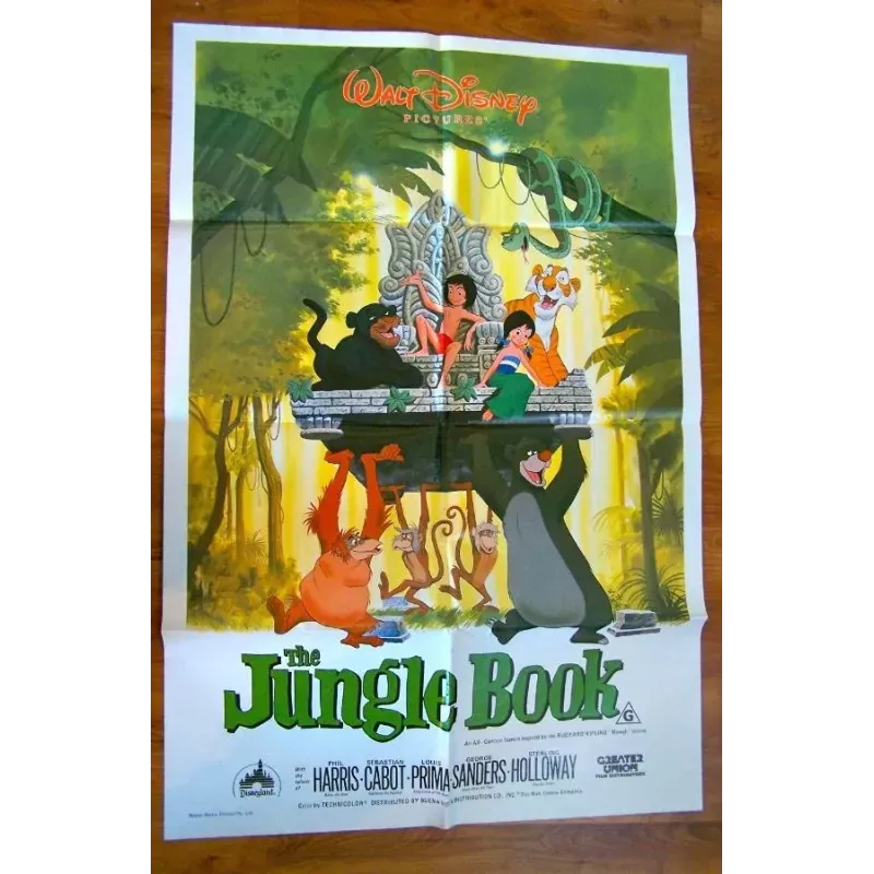 The Jungle Book Australian one sheet movie poster - Illustraction Gallery