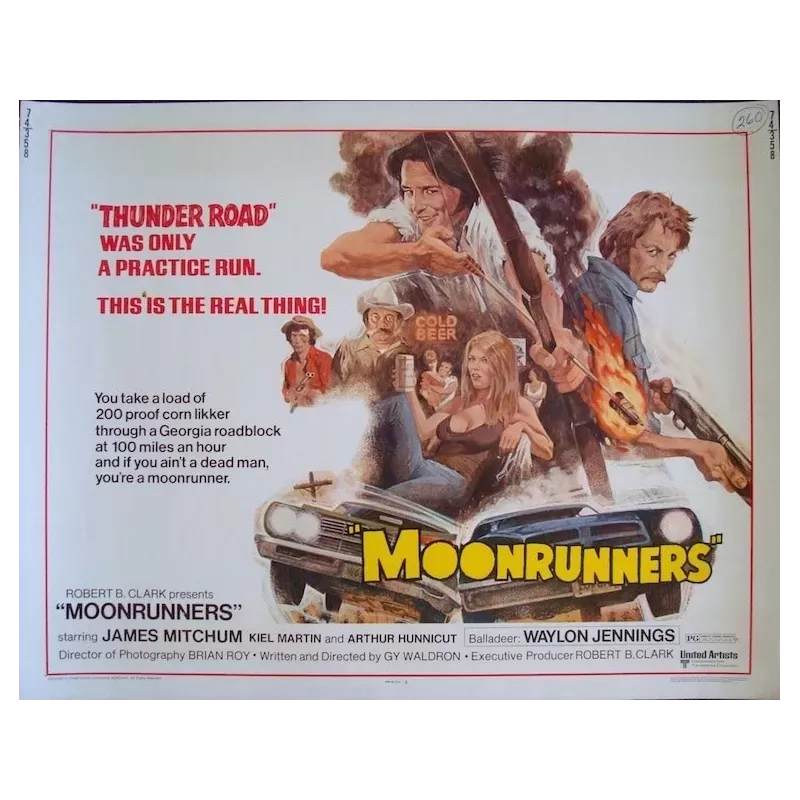 The Moonrunners half sheet movie poster - illustraction Gallery