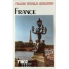 TWA France Paris vintage 1973 travel poster - Illustraction Gallery