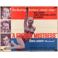 A French Mistress half sheet movie poster - illustraction Gallery