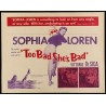 Too Bad She's Bad half sheet movie poster - illustraction Gallery