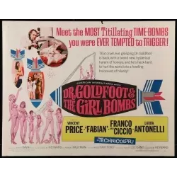 Dr. Goldfoot And The Girl Bombs half sheet movie poster - illustraction Gallery