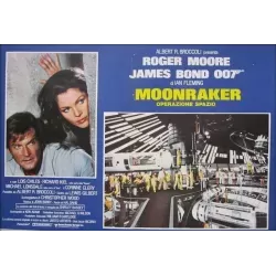 James Bond Moonraker Italian fotobusta movie poster set - illustraction Gallery