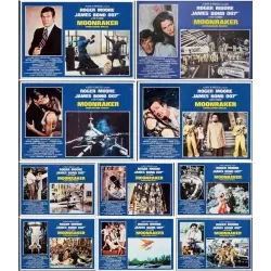 James Bond Moonraker Italian fotobusta movie poster set - illustraction Gallery