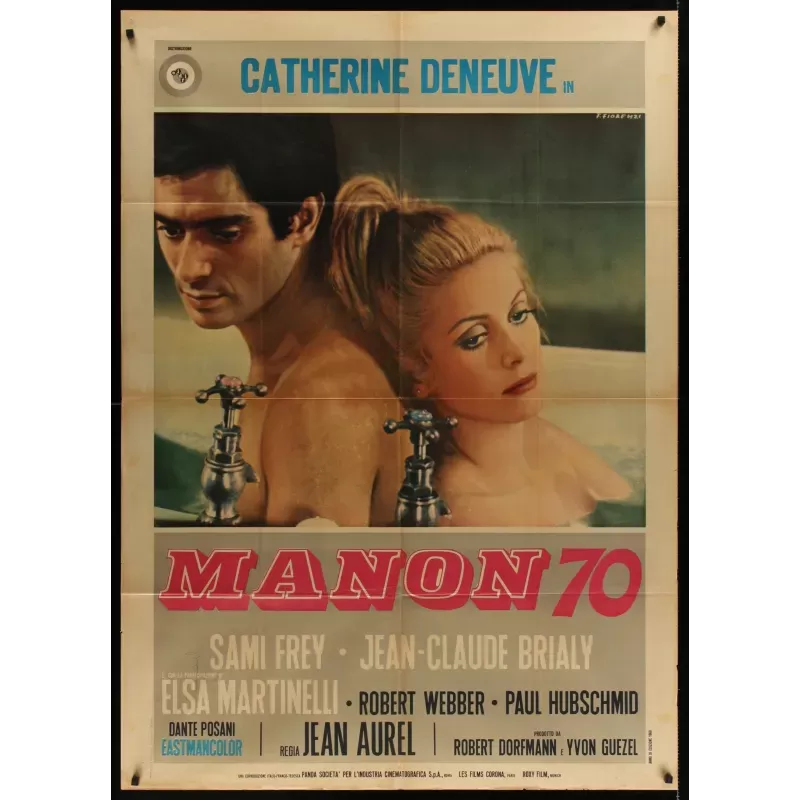 Manon 70 Italian movie Poster - Illustraction Gallery