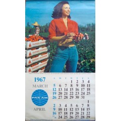 Pan Am - Cargo calendar (1967)