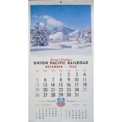 Union Pacific Railroad - calendar 1966