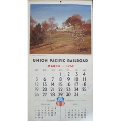 Union Pacific Railroad - calendar 1967