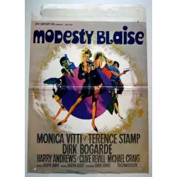 Modesty Blaise Belgian poster - Illustraction gallery