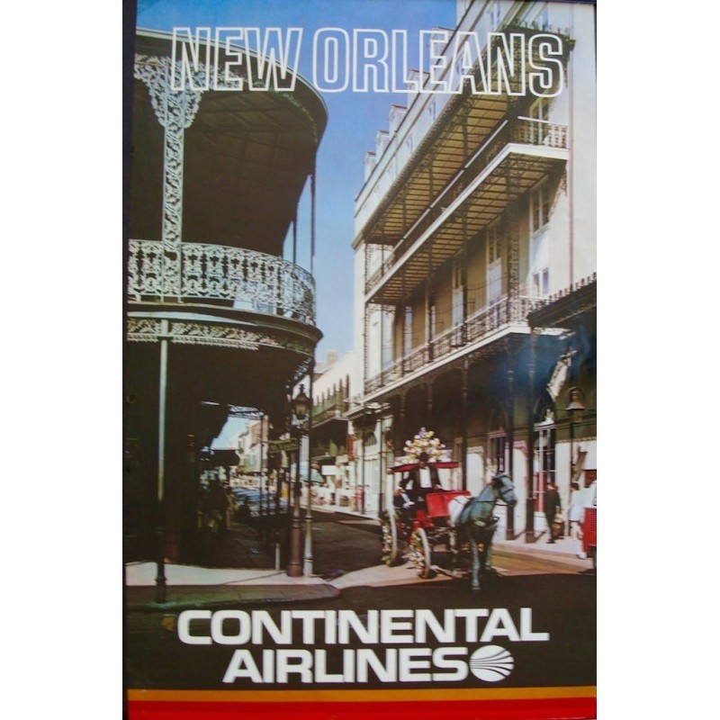 Continental Airlines - New Orleans (1972)