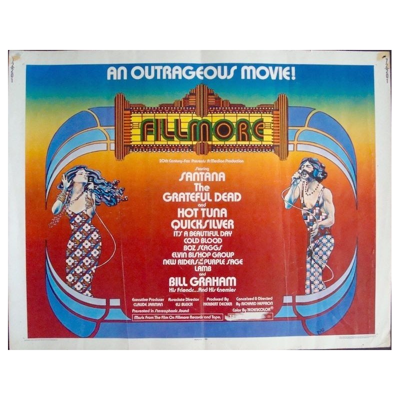 Fillmore The Movie (half sheet)