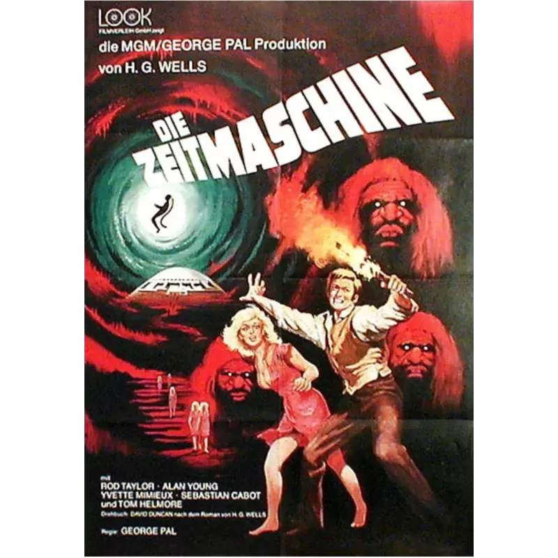 The Time Machine German movie Poster - Illustraction Gallery