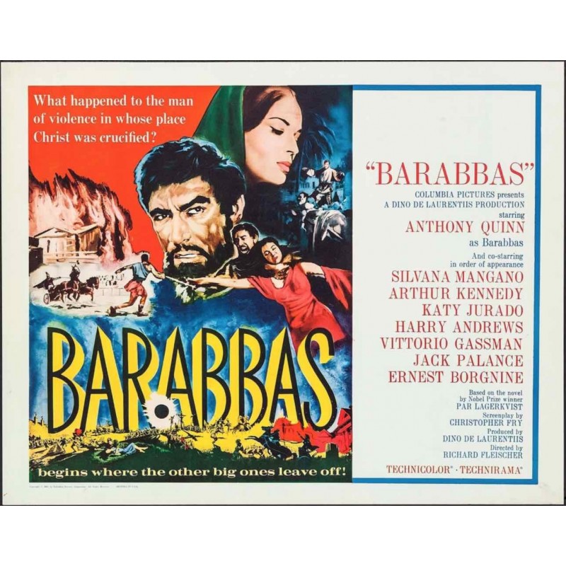 Barabbas (half sheet style A)