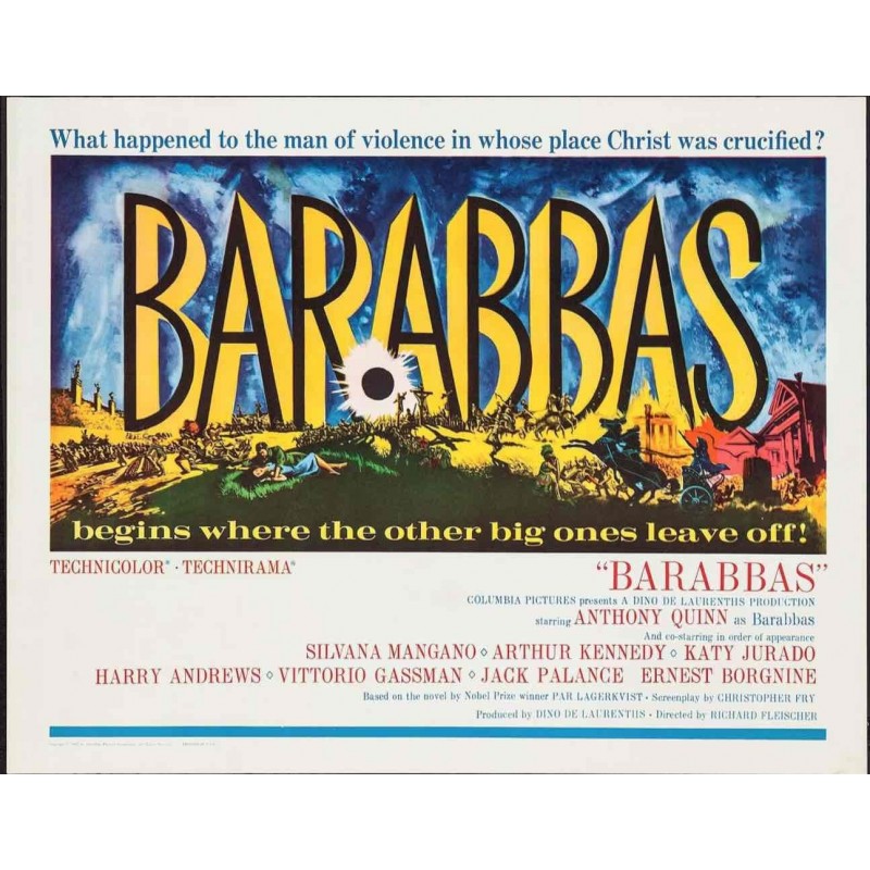 Barabbas (half sheet style B)